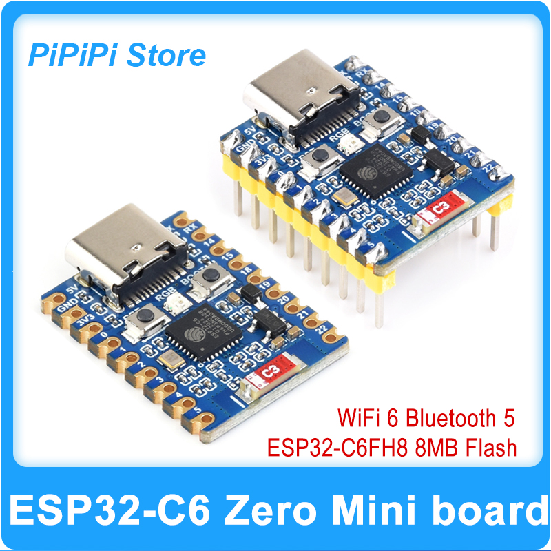 Espressif Esp32 - ESP32-C6FH8 기반 ESP32-C6 제로 슈퍼 미니