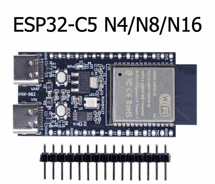 Esp32 Uart Module - Esp32-c5-devkitc-1 N4/N8/N6 코어 보드 개발 보드