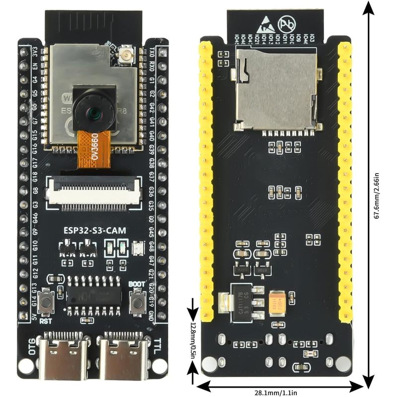 OV3660 카메라, N16R8 모듈, 듀얼 Type- - Esp32 Wifi Bluetooth Module 리뷰 및 가격