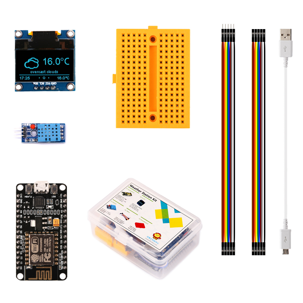 ESP8266 기상 관측소 DIY 키트, 온도 습도 O - Esp8266 리뷰 및 가격